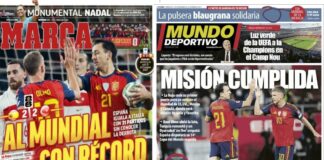 Portadas Deportivas Miércoles 19/11/2025 | Marca, As, Sport, Mundo Deportivo Portadas Deportivas Miércoles 19/11/2025