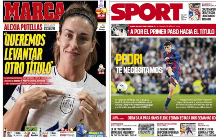 Portadas Deportivas Viernes 28/11/2025