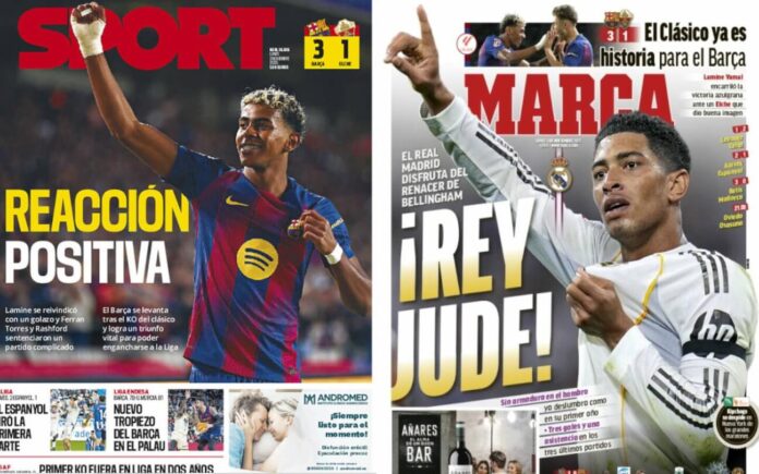 Portadas Deportivas Lunes 3/11/2025 Portadas Deportivas Lunes 3/11/2025