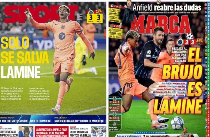 Portadas Deportivas Jueves 6/11/2025