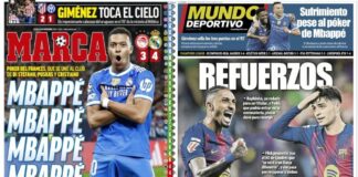 Portadas Deportivas Jueves 27/11/2025 | Marca, As, Sport, Mundo Deportivo Portadas Deportivas Jueves 27/11/2025