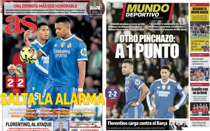 Portadas Deportivas Lunes 24/11/2025