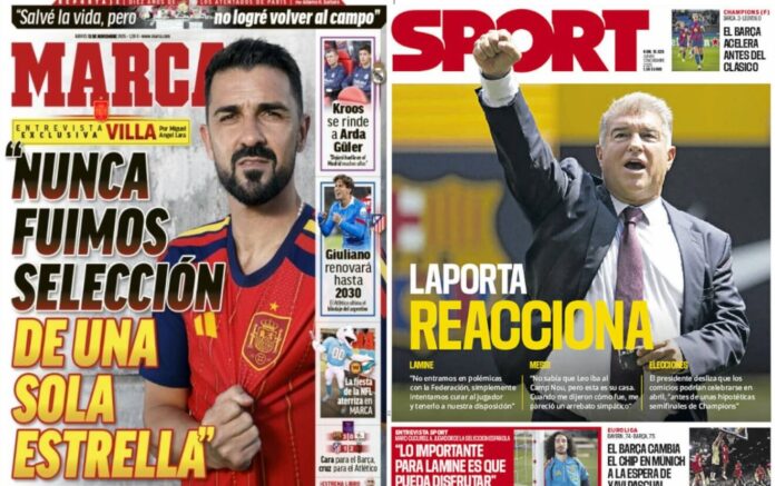 Portadas Deportivas Jueves 13/11/2025 Portadas Deportivas Jueves 13/11/2025