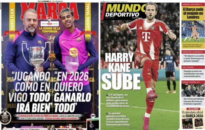 Portadas Deportivas Viernes 21/11/2025 Portadas Deportivas Viernes 21/11/2025