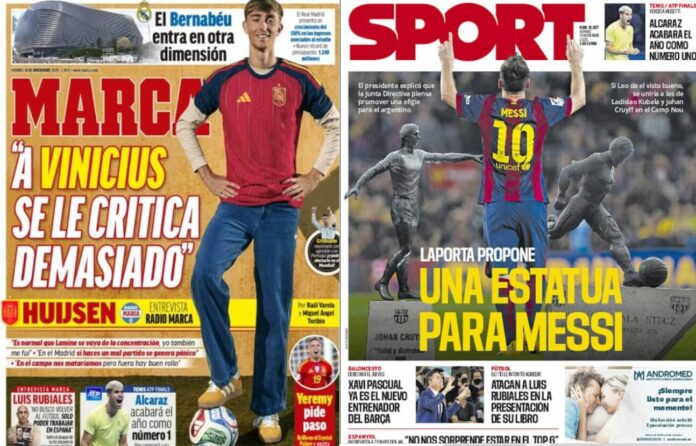 Portadas Deportivas Viernes 14/11/2025 Portadas Deportivas Viernes 14/11/2025