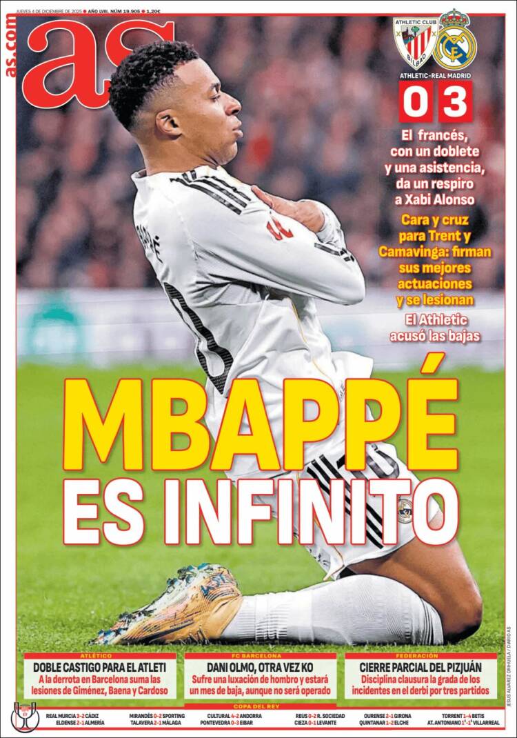 Portadas Deportivas Jueves 4/11/2025 Portadas Deportivas Jueves 4/11/2025