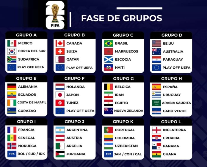 Calendario Mundial 2026