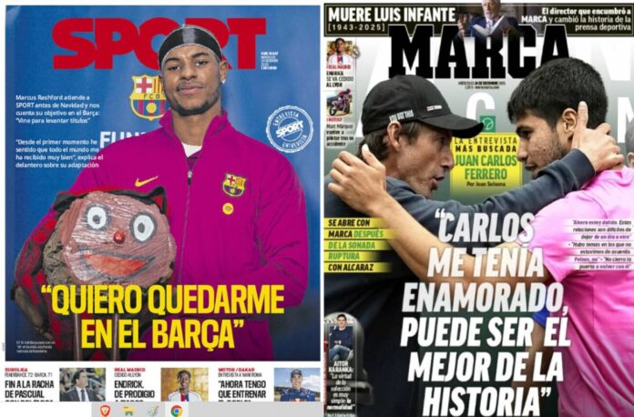 Portadas Deportivas Miércoles 24/12/2025 Portadas Deportivas Miércoles 24/12/2025