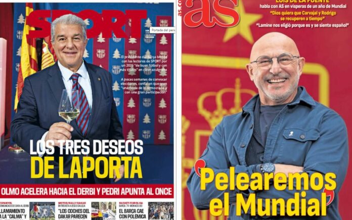 Portadas Deportivas Miércoles 31/12/2025 Portadas Deportivas Miércoles 31/12/2025