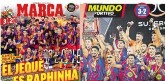 Portadas Deportivas Lunes 12/1/2026 | Marca, As, Sport, Mundo Deportivo Portadas Deportivas Lunes 12/1/2026