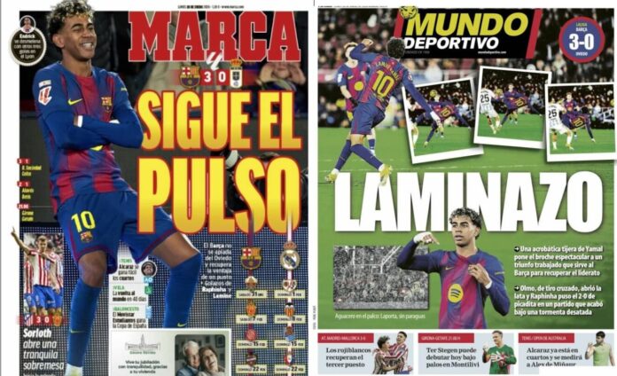 Portadas Deportivas Lunes 26/1/2026 Portadas Deportivas Lunes 26/1/2026