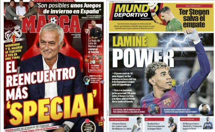 Portadas Deportivas Martes 27/1/2026 Portadas Deportivas Martes 27/1/2026