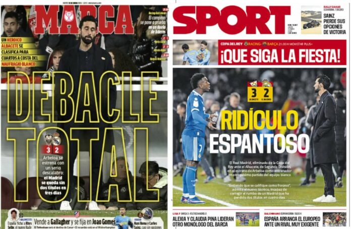 Portadas Deportivas Jueves 15/1/2026 Portadas Deportivas Jueves 15/1/2026
