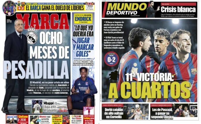 Portadas Deportivas Viernes 16/1/2026