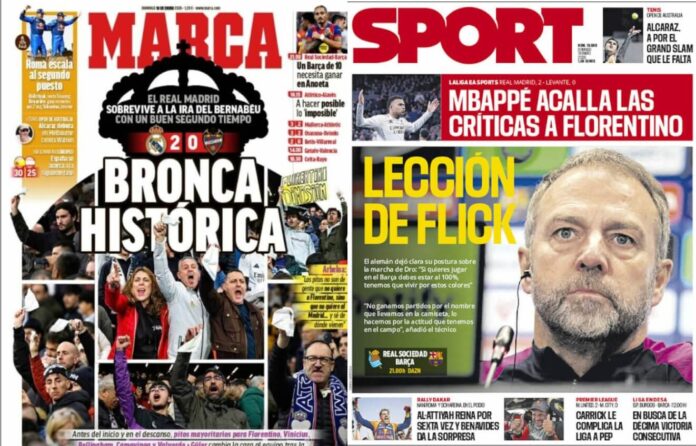 Portadas Deportivas Domingo 18/1/2026 Portadas Deportivas Domingo 18/1/2026