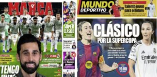 Portadas Deportivas Sábado 24/1/2026 | Marca, As, Sport, Mundo Deportivo Portadas Deportivas Sábado 24/1/2026