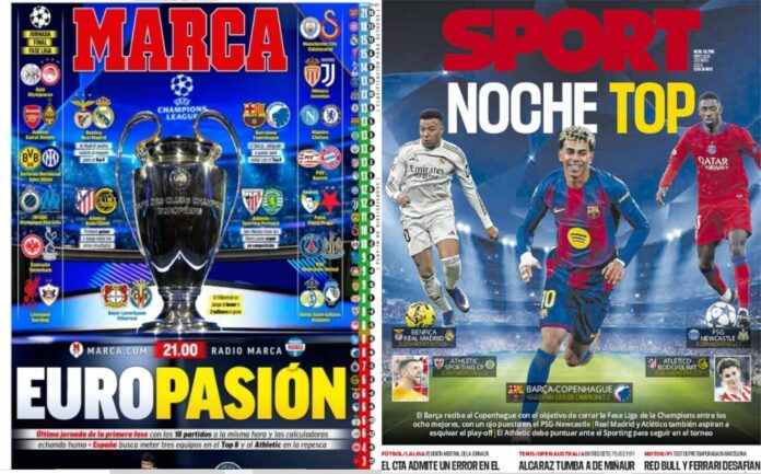 Portadas Deportivas Miércoles 28/1/2026