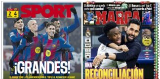 Portadas Deportivas Jueves 22/1/2026 | Marca, As, Sport, Mundo Deportivo Portadas Deportivas Jueves 22/1/2026