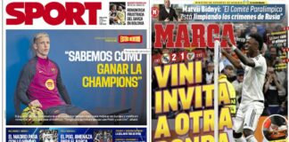 Portadas Deportivas Jueves 26/2/2026 | Marca, As, Sport, Mundo Deportivo Portadas Deportivas Jueves 26/2/2026