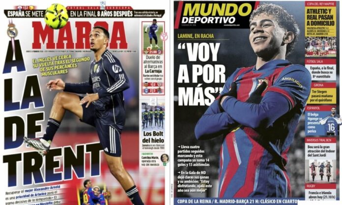 Portadas Deportivas Jueves 5/2/2026 Portadas Deportivas Jueves 5/2/2026