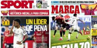Portadas Deportivas Domingo 22/2/2026 | Marca, As, Sport, Mundo Deportivo Portadas Deportivas Domingo 22/2/2026