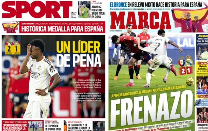 Portadas Deportivas Domingo 22/2/2026