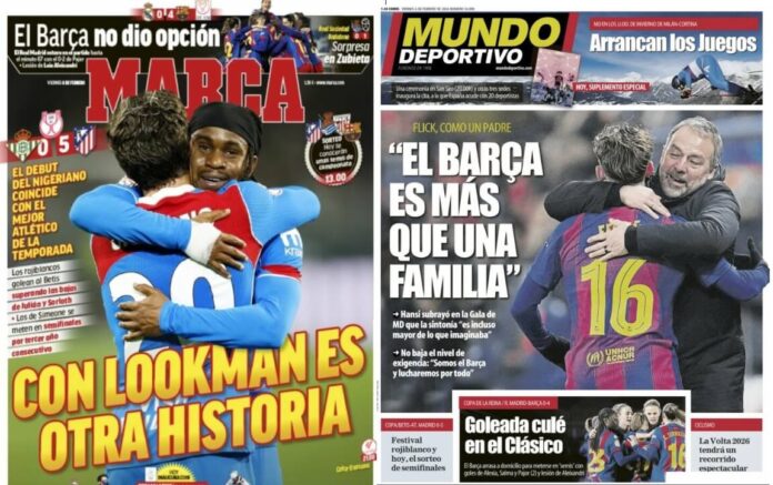 Portadas Deportivas Viernes 6/2/2026 Portadas Deportivas Viernes 6/2/2026