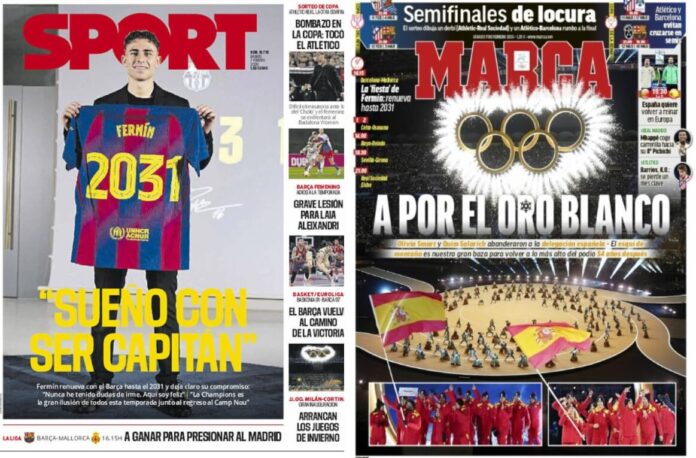 Portadas Deportivas Sábado 7/2/2026 Portadas Deportivas Sábado 7/2/2026