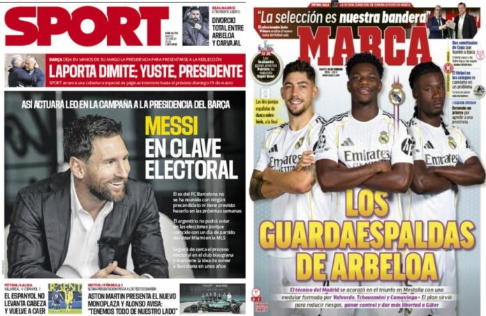 Portadas Deportivas Martes 10/2/2026