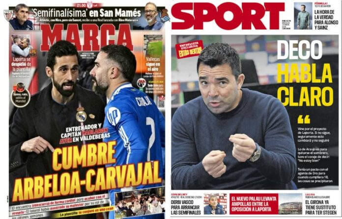Portadas Deportivas Miércoles 11/2/2026 Portadas Deportivas Miércoles 11/2/2026