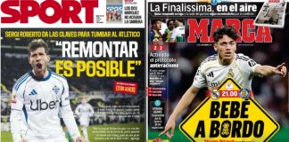 Portadas Deportivas Lunes 2/3/2026 | Marca, As, Sport, Mundo Deportivo Portadas Deportivas Lunes 2/3/2026