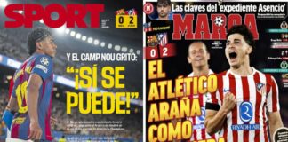 Portadas Deportivas Jueves 9/4/2026 | Marca, As, Sport, Mundo Deportivo