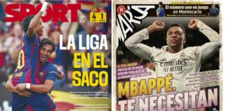 Portadas Deportivas Domingo 13/4/2026 | Marca, As, Sport, Mundo Deportivo Portadas Deportivas Domingo 13/4/2026