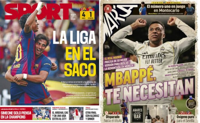 Portadas Deportivas Domingo 13/4/2026