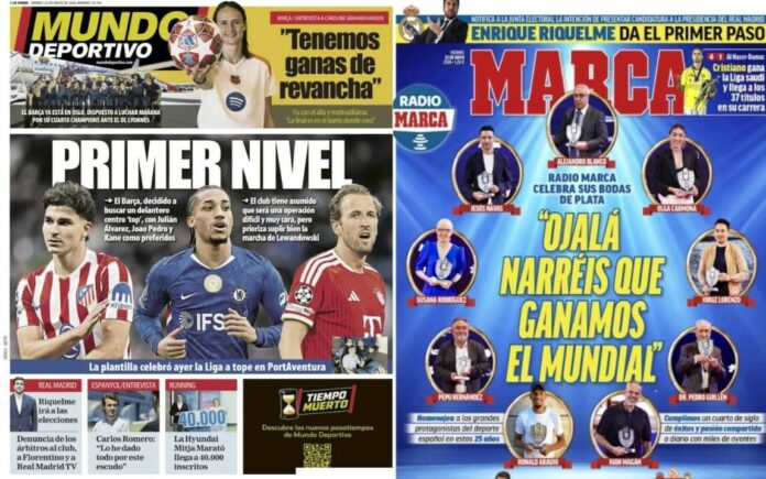 Portadas Deportivas Viernes 22/5/2026