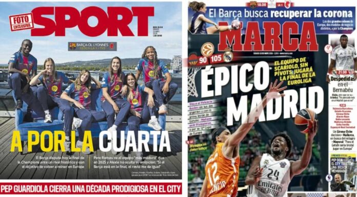 Portadas Deportivas Sábado 23/5/2026 | Marca, As, Sport, Mundo Deportivo Portadas Deportivas Sábado 23/5/2026