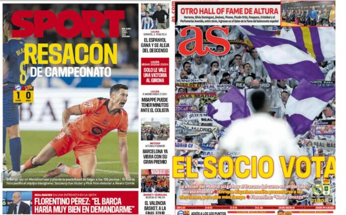Portadas Deportivas Jueves 14/5/2026