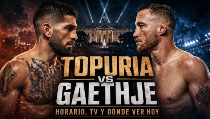 Dónde ver Topuria vs Gaethje Hoy por TV y Online Dónde ver Topuria vs Gaethje Hoy por TV y Online