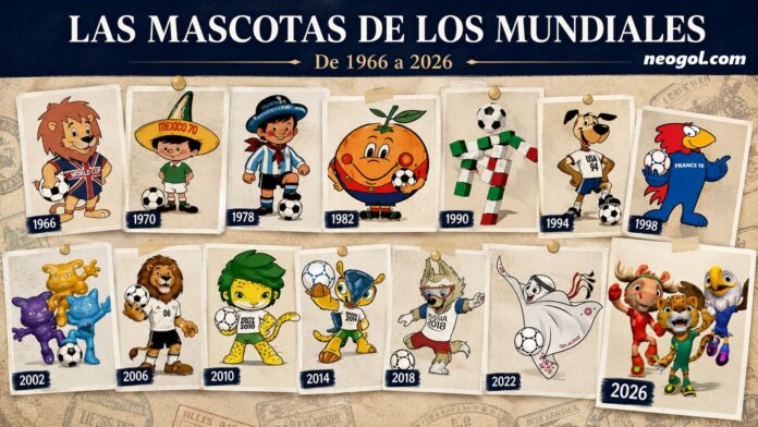 Todos los Balones de la Historia de los Mundiales