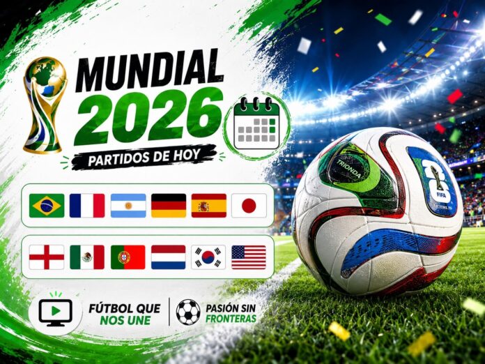 Partidos del Mundial 2026 Hoy