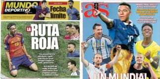 Portadas Deportivas Lunes 29/6/2026 | Marca, As, Sport, Mundo Deportivo