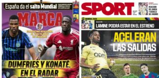 Portadas Deportivas Miércoles 3/6/2026 | Marca, As, Sport, Mundo Deportivo Portadas Deportivas Miércoles 3/6/2026