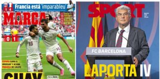 Portadas Deportivas Sábado 27/6/2026 | Marca, As, Sport, Mundo Deportivo Portadas Deportivas Sábado 27/6/2026