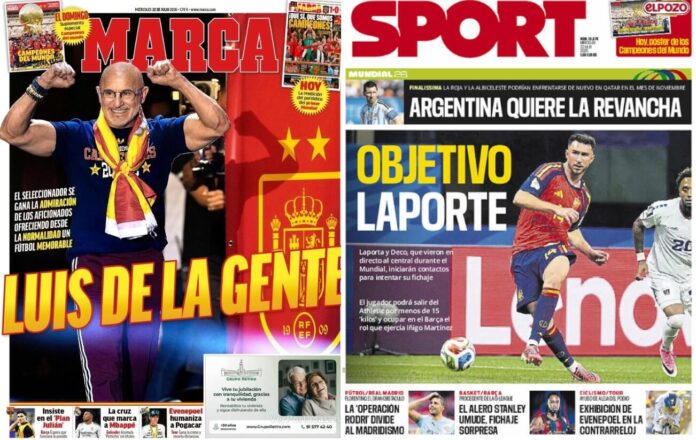 Portadas Deportivas Miércoles 22/7/2026