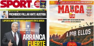 Portadas Deportivas Jueves 2/7/2026 | Marca, As, Sport, Mundo Deportivo Portadas Deportivas Jueves 2/7/2026