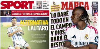 Portadas Deportivas Viernes 21/8/2026 | Marca, As, Sport, Mundo Deportivo