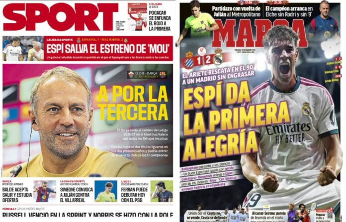 Portadas Deportivas Viernes 23/8/2026