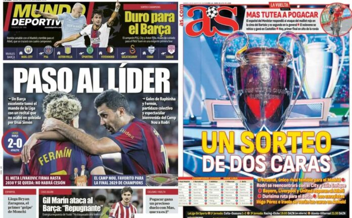 Portadas Deportivas Viernes 28/8/2026