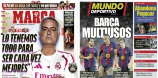 Portadas Deportivas Domingo 30/8/2026 | Marca, As, Sport, Mundo Deportivo Portadas Deportivas Domingo 30/8/2026