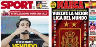 Portadas Deportivas Viernes 14/8/2026 | Marca, As, Sport, Mundo Deportivo